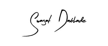 A timeless handwritten aesthetic for Swagat Dabhade. The Arty Signature font gives your signature a handcrafted feel with natural curves. Swagat Dabhade signature style 8 images and pictures png