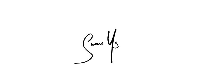 Create a beautiful signature design for name Swami Yg. With this signature (Arty Signature) fonts, you can make a handwritten signature for free. Swami Yg signature style 8 images and pictures png