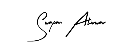 The Arty Signature lettering style adds unique flourish to name Swapan Ahirwar. Stand out with a custom digital autograph made in seconds. Swapan Ahirwar signature style 8 images and pictures png