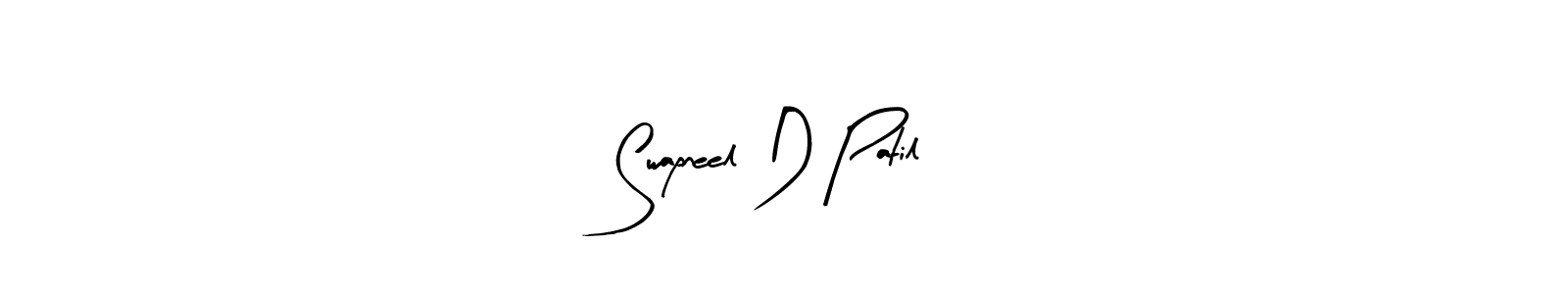 Make a beautiful signature design for name Swapneel D Patil. With this signature (Arty Signature) style, you can create a handwritten signature for free. Swapneel D Patil signature style 8 images and pictures png