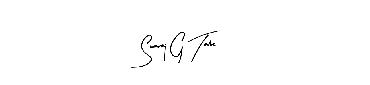 Also You can easily find your signature by using the search form. We will create Swaraj G Tale name handwritten signature images for you free of cost using Arty Signature sign style. Swaraj G Tale signature style 8 images and pictures png