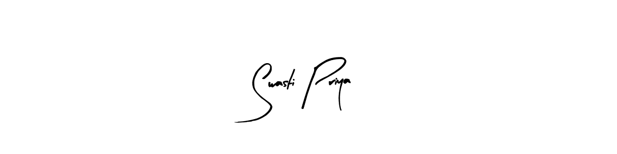Make a beautiful signature design for name Swasti Priya. Use this online signature maker to create a handwritten signature for free. Swasti Priya signature style 8 images and pictures png