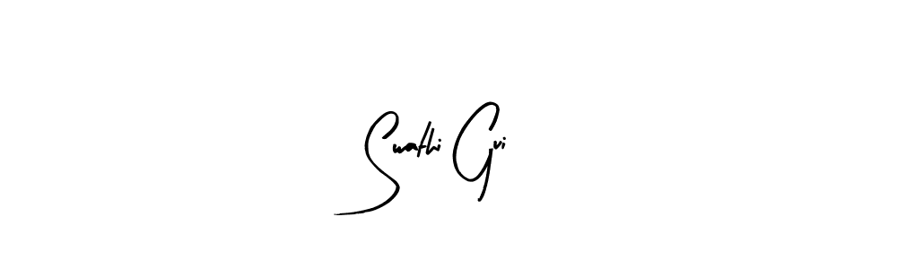 Make a beautiful signature design for name Swathi Gui. Use this online signature maker to create a handwritten signature for free. Swathi Gui signature style 8 images and pictures png