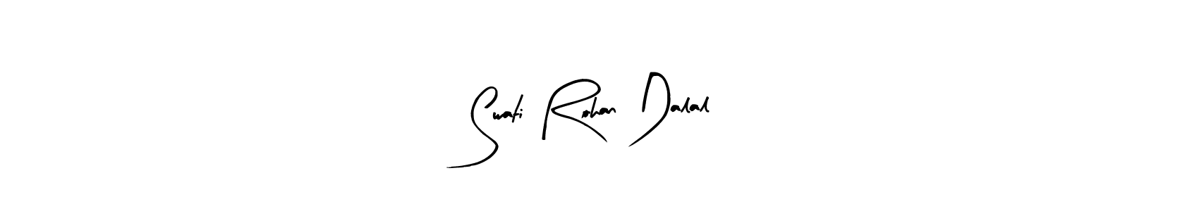 Use a signature maker to create a handwritten signature online. With this signature software, you can design (Arty Signature) your own signature for name Swati Rohan Dalal. Swati Rohan Dalal signature style 8 images and pictures png