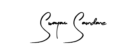The best way (Arty Signature) to make a short signature is to pick only two or three words in your name. For converting this name Swayam Saundane. Swayam Saundane signature style 8 images and pictures png