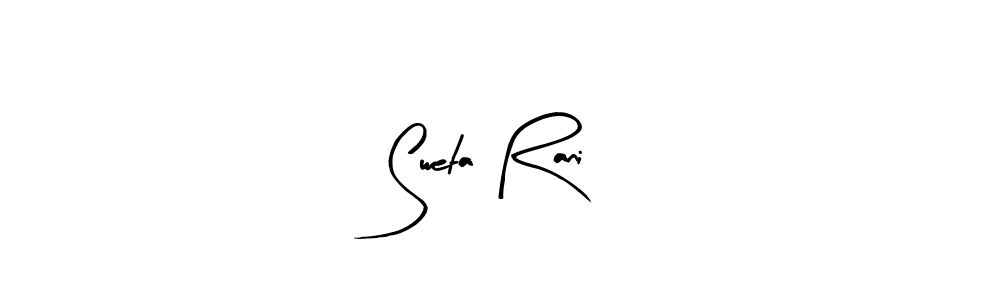 Similarly Arty Signature is the best handwritten signature design. Signature creator online .You can use it as an online autograph creator for name Sweta Rani. Sweta Rani signature style 8 images and pictures png