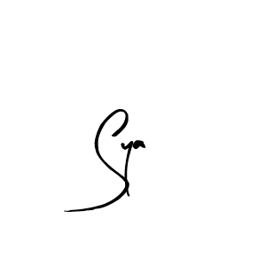 This is the best signature style for the Sya name. Also you like these signature font (Arty Signature). Mix name signature. Sya signature style 8 images and pictures png