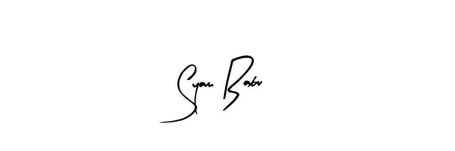Here are the top 10 professional signature styles for the name Syam Babu. These are the best autograph styles you can use for your name. Syam Babu signature style 8 images and pictures png