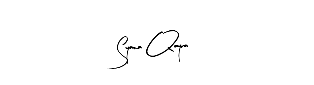 See photos of Syaza Qayra official signature by Spectra . Check more albums & portfolios. Read reviews & check more about Arty Signature font. Syaza Qayra signature style 8 images and pictures png