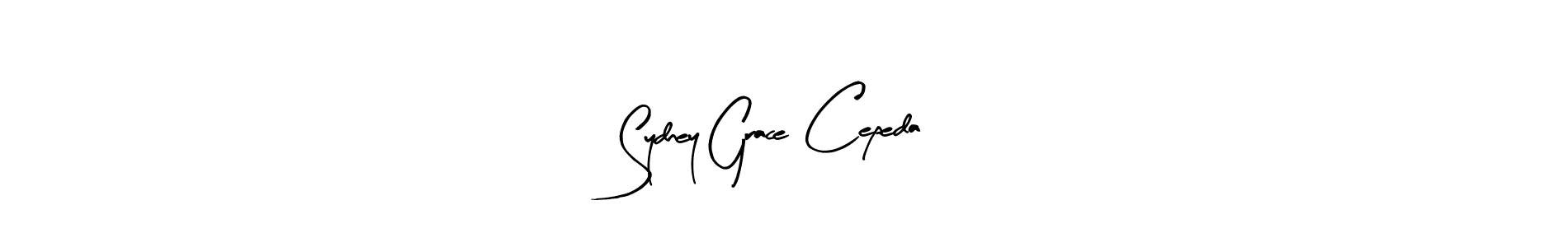 Also You can easily find your signature by using the search form. We will create Sydney Grace Cepeda name handwritten signature images for you free of cost using Arty Signature sign style. Sydney Grace Cepeda signature style 8 images and pictures png