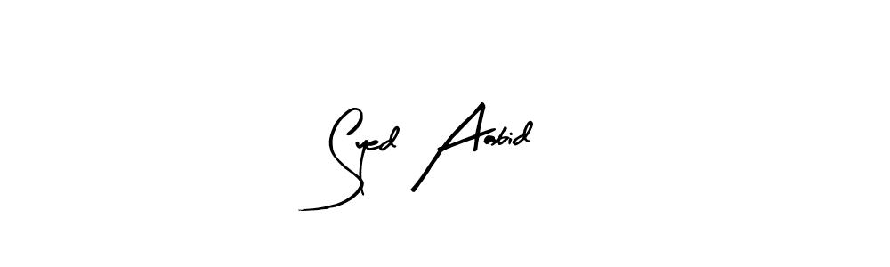 Make a beautiful signature design for name Syed Aabid. Use this online signature maker to create a handwritten signature for free. Syed Aabid signature style 8 images and pictures png