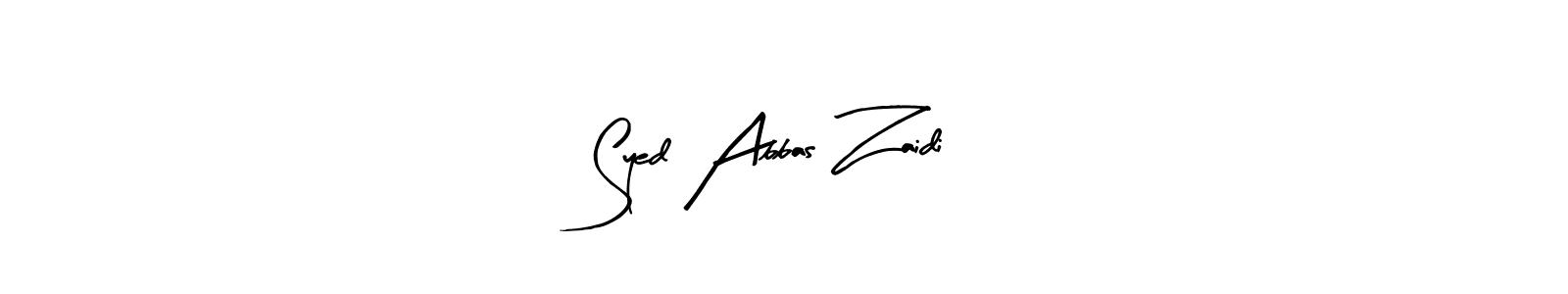 It looks lik you need a new signature style for name Syed Abbas Zaidi. Design unique handwritten (Arty Signature) signature with our free signature maker in just a few clicks. Syed Abbas Zaidi signature style 8 images and pictures png