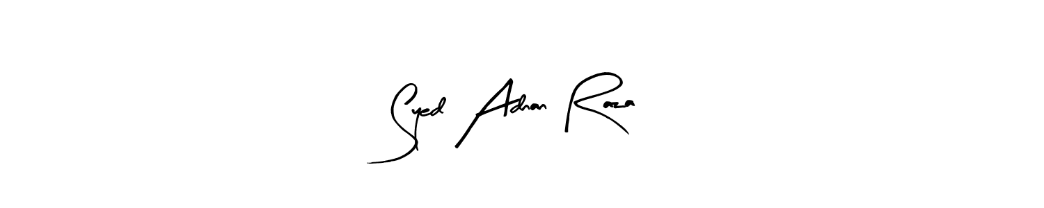 Best and Professional Signature Style for Syed Adnan Raza. Arty Signature Best Signature Style Collection. Syed Adnan Raza signature style 8 images and pictures png