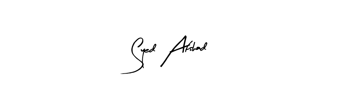 if you are searching for the best signature style for your name Syed Afshad. so please give up your signature search. here we have designed multiple signature styles  using Arty Signature. Syed Afshad signature style 8 images and pictures png