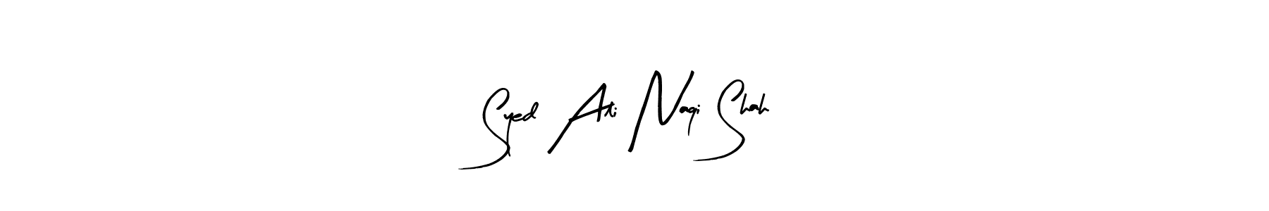 See photos of Syed Ali Naqi Shah official signature by Spectra . Check more albums & portfolios. Read reviews & check more about Arty Signature font. Syed Ali Naqi Shah signature style 8 images and pictures png