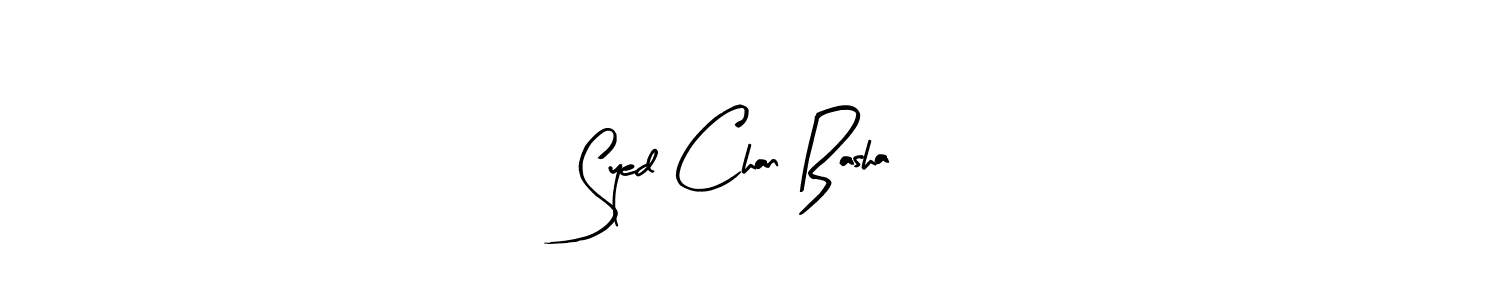 How to make Syed Chan Basha signature? Arty Signature is a professional autograph style. Create handwritten signature for Syed Chan Basha name. Syed Chan Basha signature style 8 images and pictures png