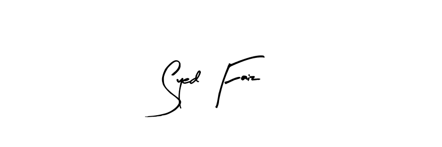 Syed Faiz stylish signature style. Best Handwritten Sign (Arty Signature) for my name. Handwritten Signature Collection Ideas for my name Syed Faiz. Syed Faiz signature style 8 images and pictures png