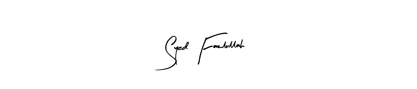 Also You can easily find your signature by using the search form. We will create Syed Fazlullah name handwritten signature images for you free of cost using Arty Signature sign style. Syed Fazlullah signature style 8 images and pictures png