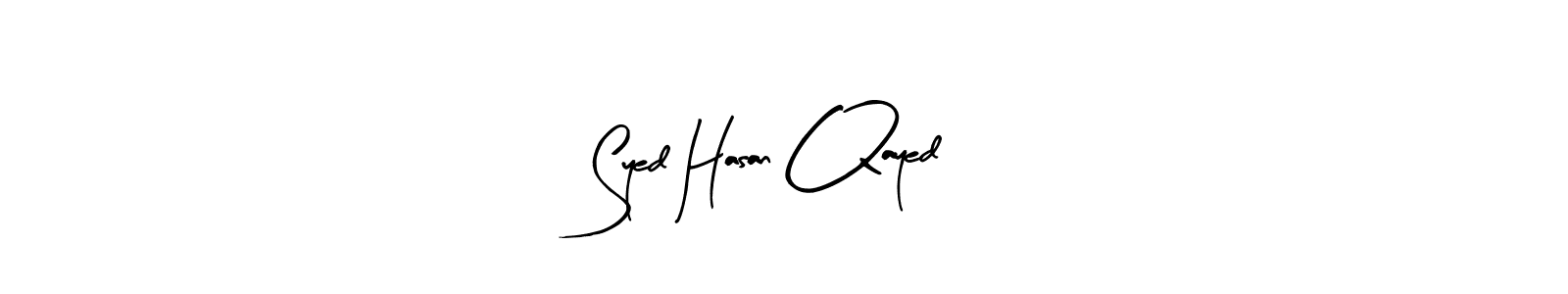 Syed Hasan Qayed stylish signature style. Best Handwritten Sign (Arty Signature) for my name. Handwritten Signature Collection Ideas for my name Syed Hasan Qayed. Syed Hasan Qayed signature style 8 images and pictures png