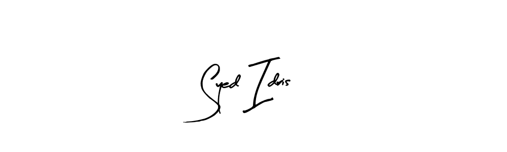 Design your own signature with our free online signature maker. With this signature software, you can create a handwritten (Arty Signature) signature for name Syed Idris. Syed Idris signature style 8 images and pictures png