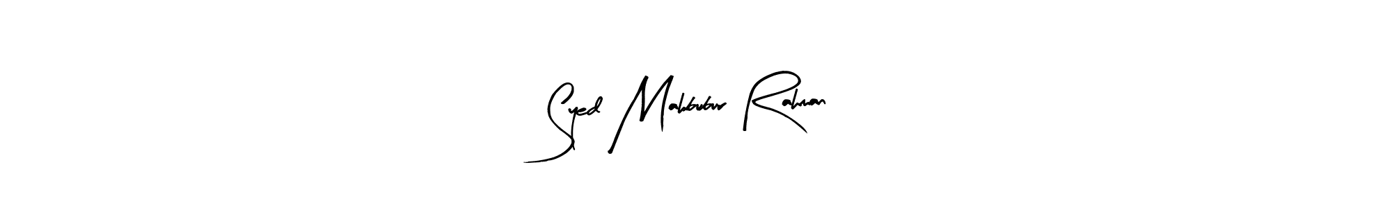 Arty Signature is a professional signature style that is perfect for those who want to add a touch of class to their signature. It is also a great choice for those who want to make their signature more unique. Get Syed Mahbubur Rahman name to fancy signature for free. Syed Mahbubur Rahman signature style 8 images and pictures png