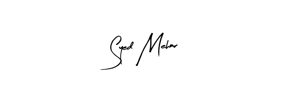 Make a beautiful signature design for name Syed Mehar. With this signature (Arty Signature) style, you can create a handwritten signature for free. Syed Mehar signature style 8 images and pictures png
