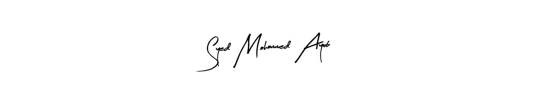 Make a beautiful signature design for name Syed Mohammed Ayub. Use this online signature maker to create a handwritten signature for free. Syed Mohammed Ayub signature style 8 images and pictures png