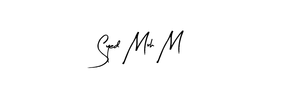 You should practise on your own different ways (Arty Signature) to write your name (Syed Muh M) in signature. don't let someone else do it for you. Syed Muh M signature style 8 images and pictures png