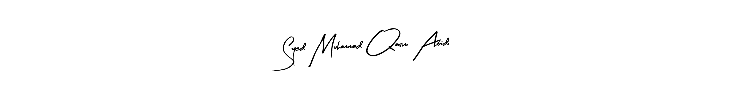 Make a short Syed Muhammad Qasim Abidi signature style. Manage your documents anywhere anytime using Arty Signature. Create and add eSignatures, submit forms, share and send files easily. Syed Muhammad Qasim Abidi signature style 8 images and pictures png