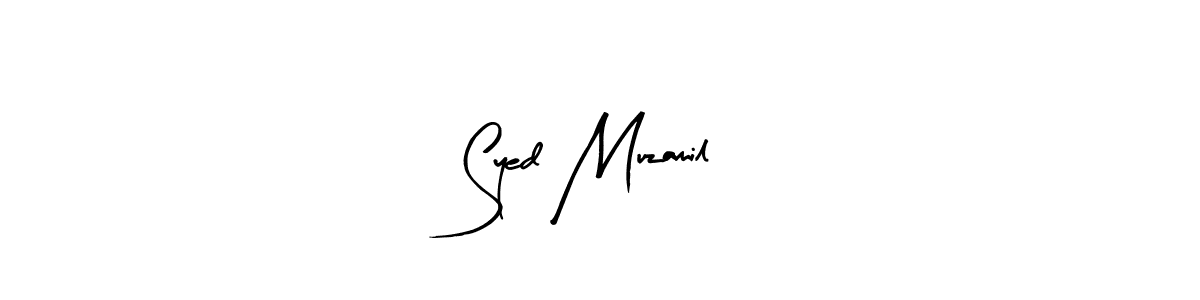 Design your own signature with our free online signature maker. With this signature software, you can create a handwritten (Arty Signature) signature for name Syed Muzamil. Syed Muzamil signature style 8 images and pictures png