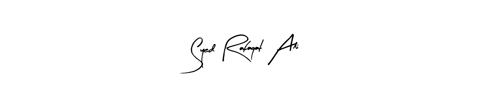 Also You can easily find your signature by using the search form. We will create Syed Rafaqat Ali name handwritten signature images for you free of cost using Arty Signature sign style. Syed Rafaqat Ali signature style 8 images and pictures png