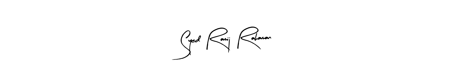 How to make Syed Ramij Rahaman signature? Arty Signature is a professional autograph style. Create handwritten signature for Syed Ramij Rahaman name. Syed Ramij Rahaman signature style 8 images and pictures png