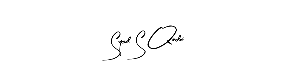Also we have Syed S Qadri name is the best signature style. Create professional handwritten signature collection using Arty Signature autograph style. Syed S Qadri signature style 8 images and pictures png