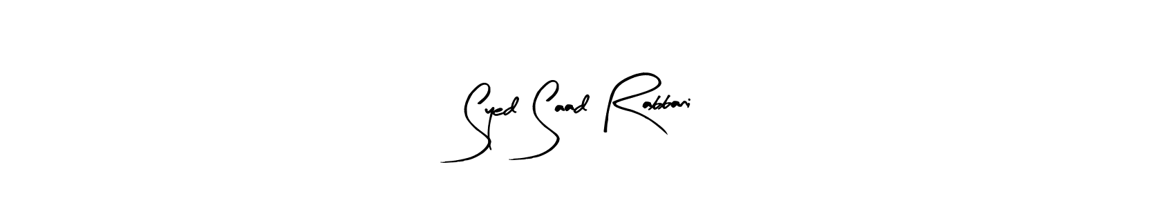 Once you've used our free online signature maker to create your best signature Arty Signature style, it's time to enjoy all of the benefits that Syed Saad Rabbani name signing documents. Syed Saad Rabbani signature style 8 images and pictures png