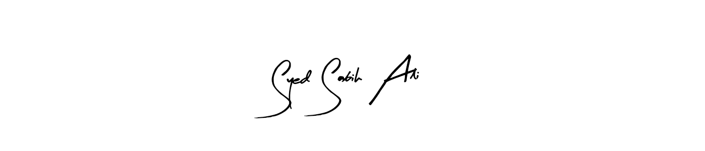 This is the best signature style for the Syed Sabih Ali name. Also you like these signature font (Arty Signature). Mix name signature. Syed Sabih Ali signature style 8 images and pictures png
