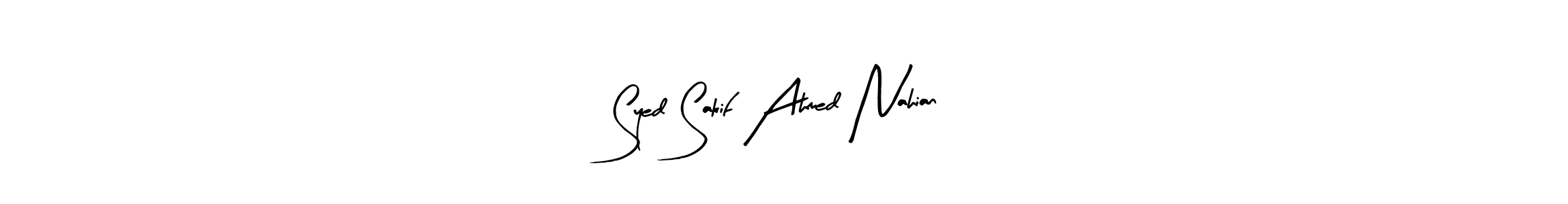 Once you've used our free online signature maker to create your best signature Arty Signature style, it's time to enjoy all of the benefits that Syed Sakif Ahmed Nahian name signing documents. Syed Sakif Ahmed Nahian signature style 8 images and pictures png