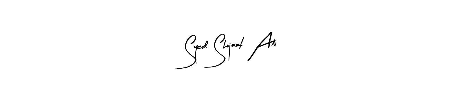 Also You can easily find your signature by using the search form. We will create Syed Shujaat Ali name handwritten signature images for you free of cost using Arty Signature sign style. Syed Shujaat Ali signature style 8 images and pictures png