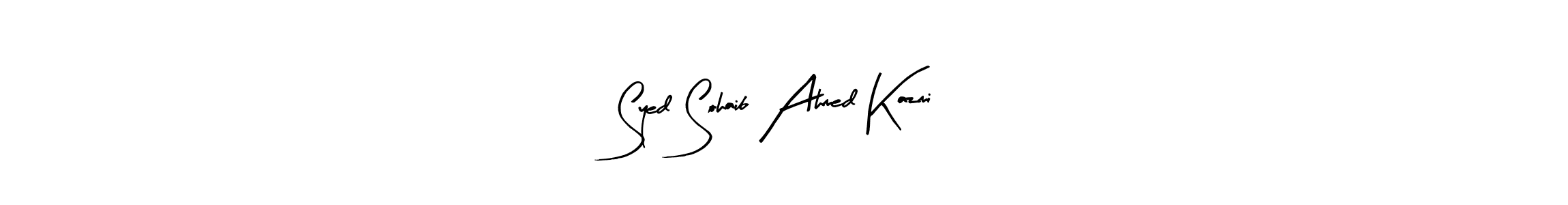 See photos of Syed Sohaib Ahmed Kazmi official signature by Spectra . Check more albums & portfolios. Read reviews & check more about Arty Signature font. Syed Sohaib Ahmed Kazmi signature style 8 images and pictures png