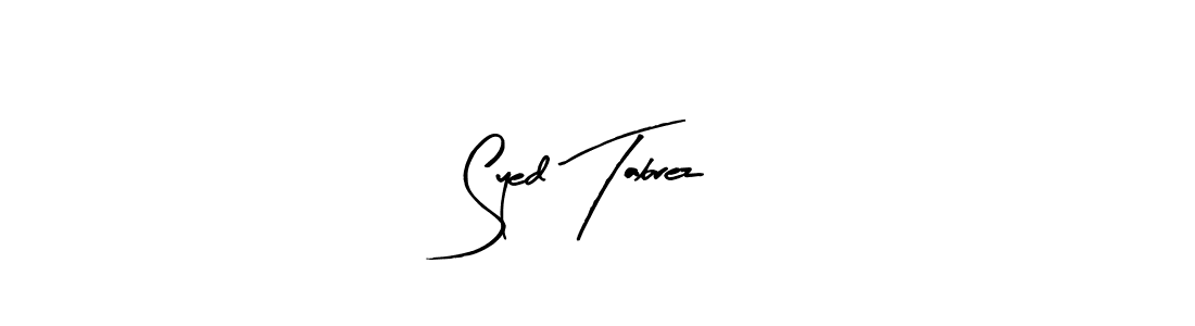 Make a beautiful signature design for name Syed Tabrez. With this signature (Arty Signature) style, you can create a handwritten signature for free. Syed Tabrez signature style 8 images and pictures png