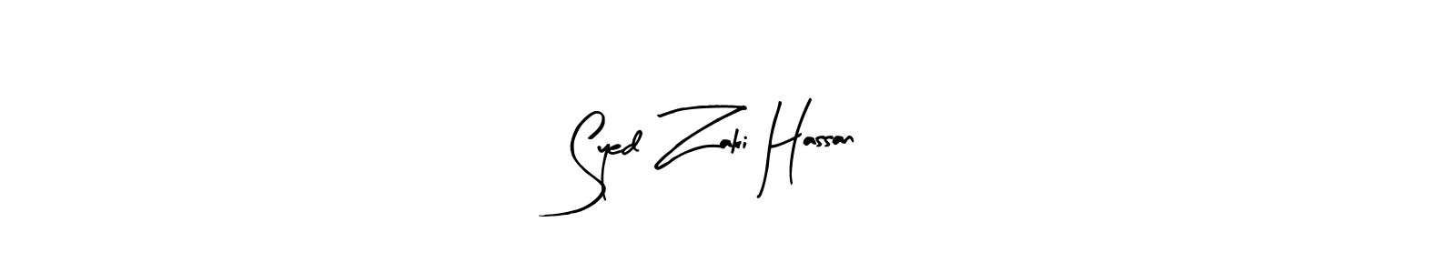 It looks lik you need a new signature style for name Syed Zaki Hassan. Design unique handwritten (Arty Signature) signature with our free signature maker in just a few clicks. Syed Zaki Hassan signature style 8 images and pictures png