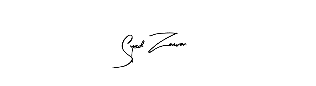 Arty Signature is a professional signature style that is perfect for those who want to add a touch of class to their signature. It is also a great choice for those who want to make their signature more unique. Get Syed Zamran name to fancy signature for free. Syed Zamran signature style 8 images and pictures png