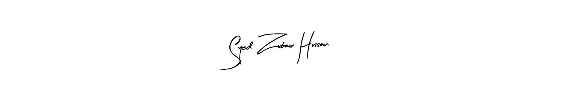 Syed Zubair Hussain stylish signature style. Best Handwritten Sign (Arty Signature) for my name. Handwritten Signature Collection Ideas for my name Syed Zubair Hussain. Syed Zubair Hussain signature style 8 images and pictures png