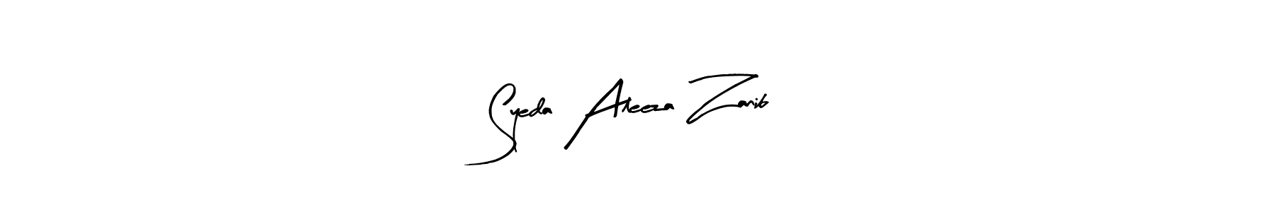 Here are the top 10 professional signature styles for the name Syeda Aleeza Zanib. These are the best autograph styles you can use for your name. Syeda Aleeza Zanib signature style 8 images and pictures png