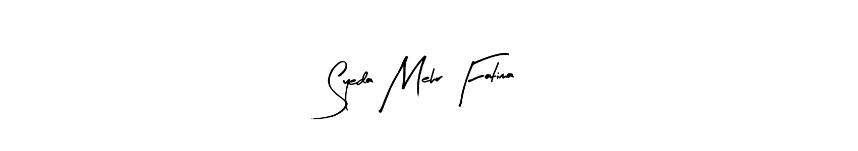 You can use this online signature creator to create a handwritten signature for the name Syeda Mehr Fatima. This is the best online autograph maker. Syeda Mehr Fatima signature style 8 images and pictures png