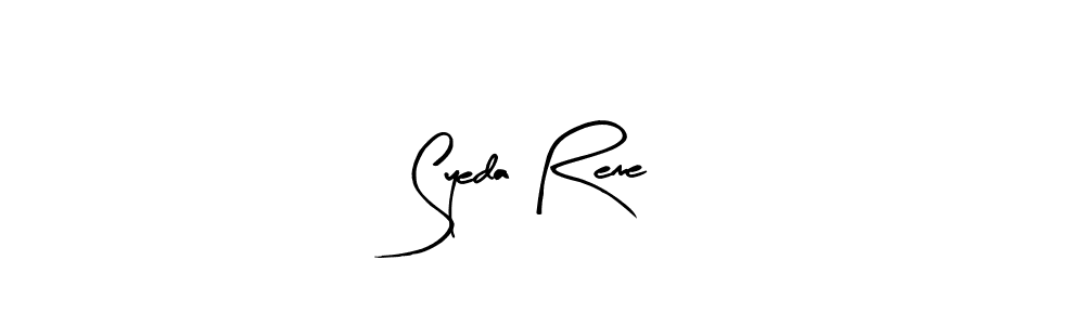 Also we have Syeda Reme name is the best signature style. Create professional handwritten signature collection using Arty Signature autograph style. Syeda Reme signature style 8 images and pictures png