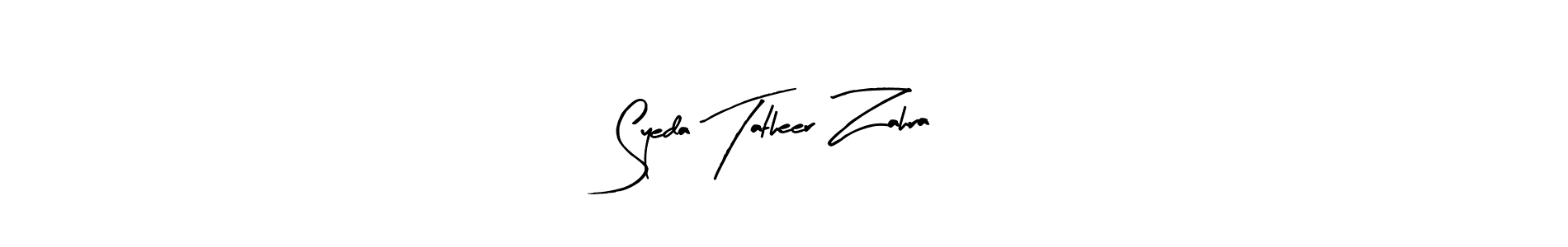 You should practise on your own different ways (Arty Signature) to write your name (Syeda Tatheer Zahra) in signature. don't let someone else do it for you. Syeda Tatheer Zahra signature style 8 images and pictures png