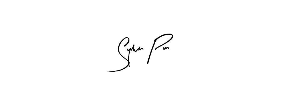 See photos of Sylvin Pun official signature by Spectra . Check more albums & portfolios. Read reviews & check more about Arty Signature font. Sylvin Pun signature style 8 images and pictures png