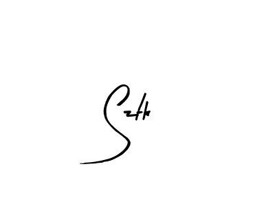 Design your own signature with our free online signature maker. With this signature software, you can create a handwritten (Arty Signature) signature for name Sztk. Sztk signature style 8 images and pictures png