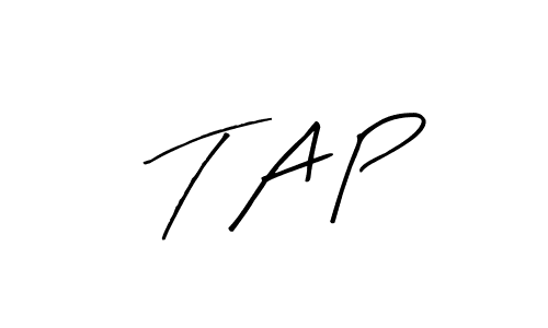 The best way (Arty Signature) to make a short signature is to pick only two or three words in your name. The name T A P include a total of six letters. For converting this name. T A P signature style 8 images and pictures png