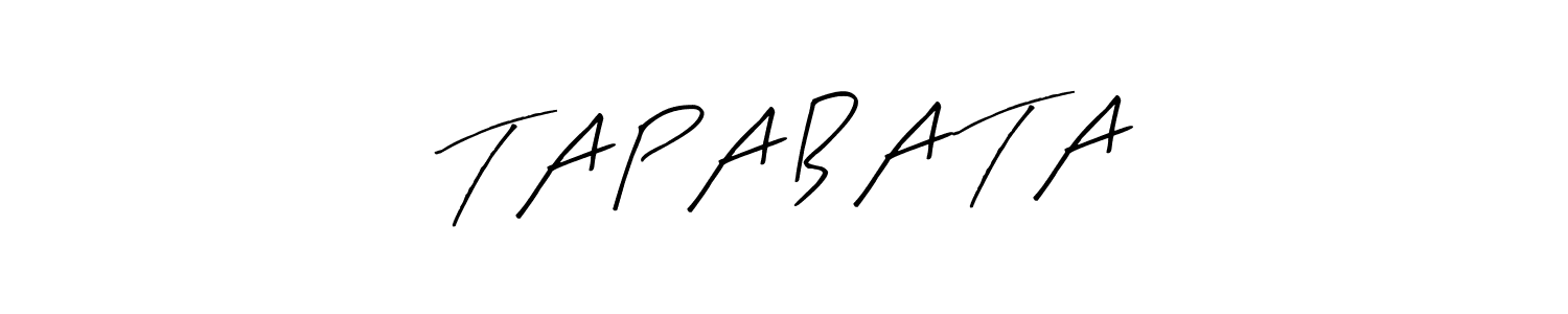 Similarly Arty Signature is the best handwritten signature design. Signature creator online .You can use it as an online autograph creator for name T A P A B A T A. T A P A B A T A signature style 8 images and pictures png